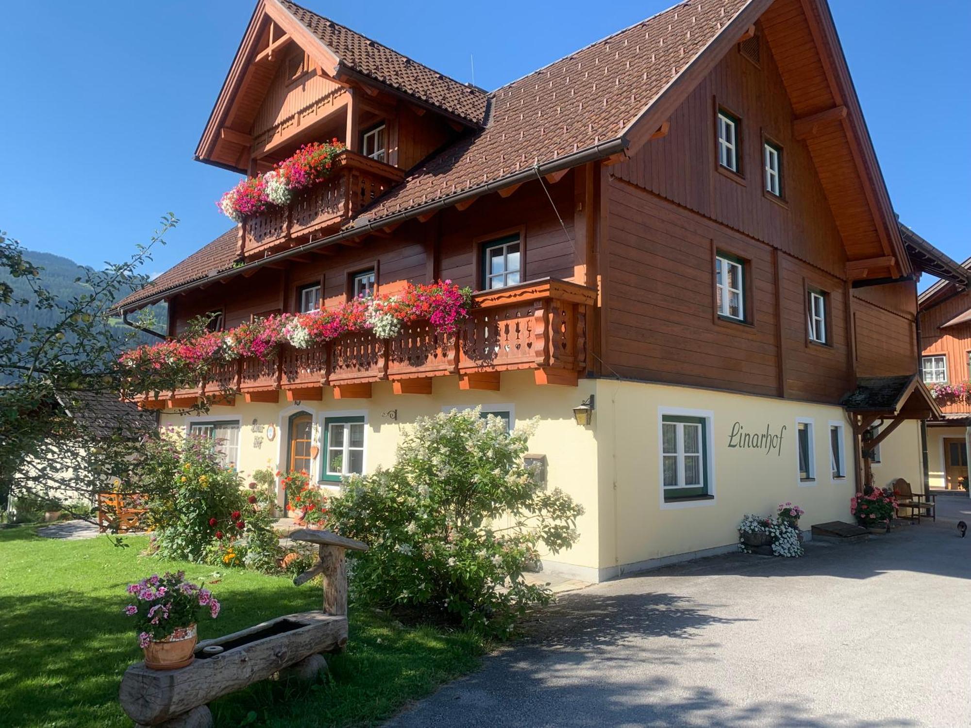 Linarhof Apartment Urlaub Am Bio Bauernhof Haus im Ennstal Bagian luar foto