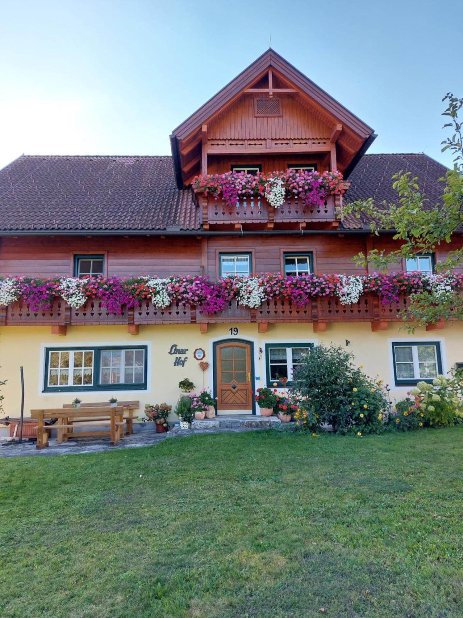 Linarhof Apartment Urlaub Am Bio Bauernhof Haus im Ennstal Bagian luar foto